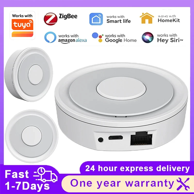 

Tuya Smart Life ZigBee Smart Wireless/Wired Gateway Hub Домашний умный мост Устройства удаленной связи Wi-Fi Центральный хост управления