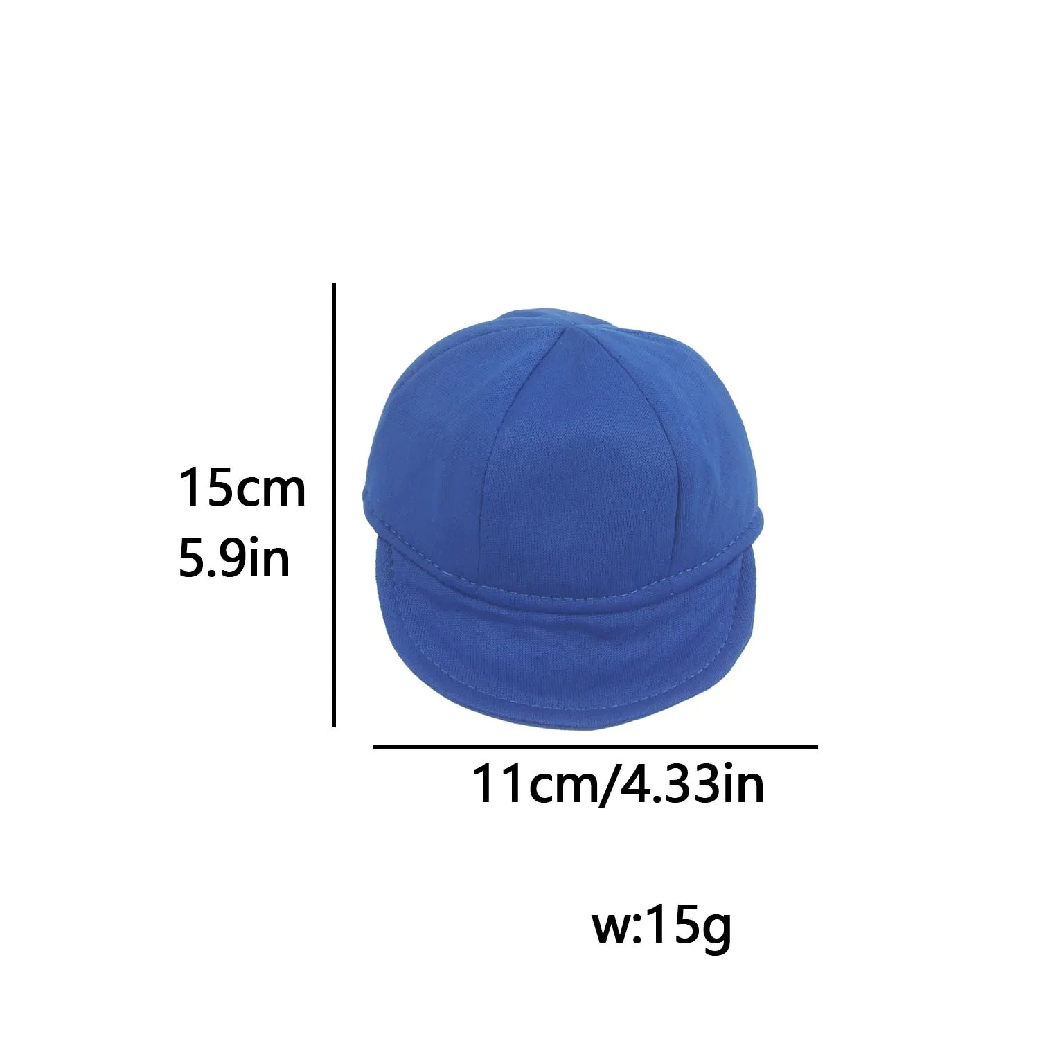 귀여운 야구 모자, 18 인치 미국 인형용 파란색 인형 모자, 43cm 아기용 태양 모자, 신생아 및 OG 소녀 인형 액세서리 장난감
