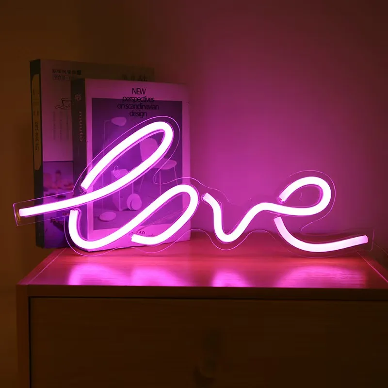 LED 네온사인 아크릴 어린이 이름 맞춤 네온사인 개인 맞춤 가족 집 웨딩 벽 장식 LED 조명 선물 생일 로고