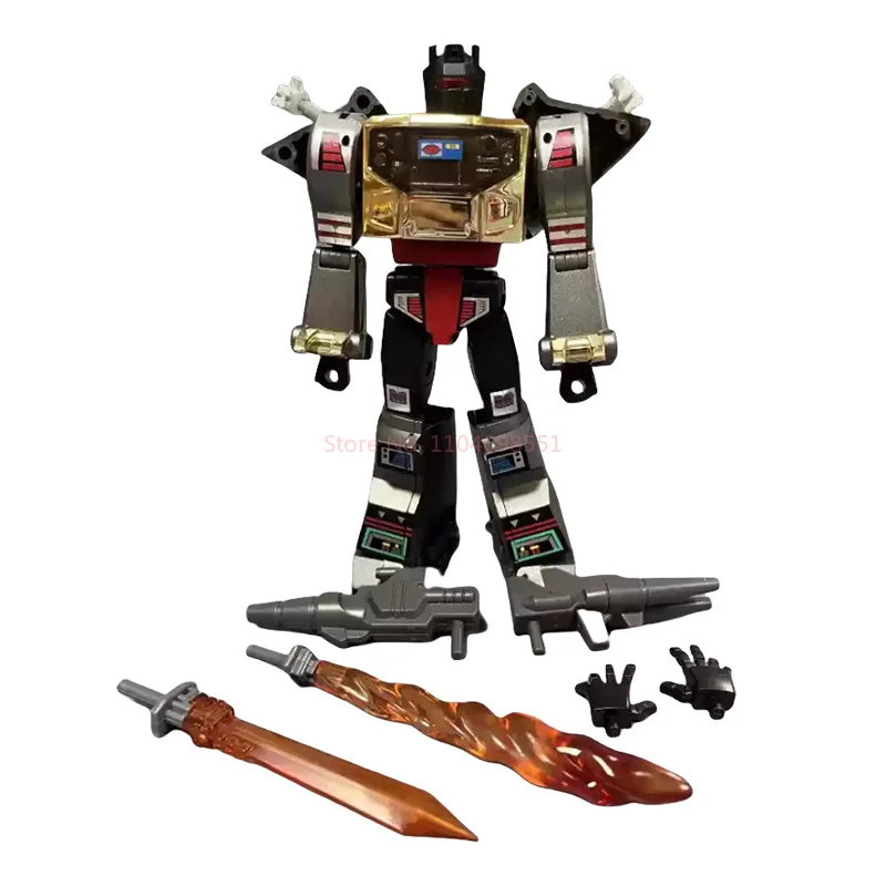 In Voorraad Transformatie Speelgoed MIKE SPEELGOED MK-01C MK01C Kleinschalig Metallochrome Tyrannosaurus Animatie Robot Action Figure Geschenken
