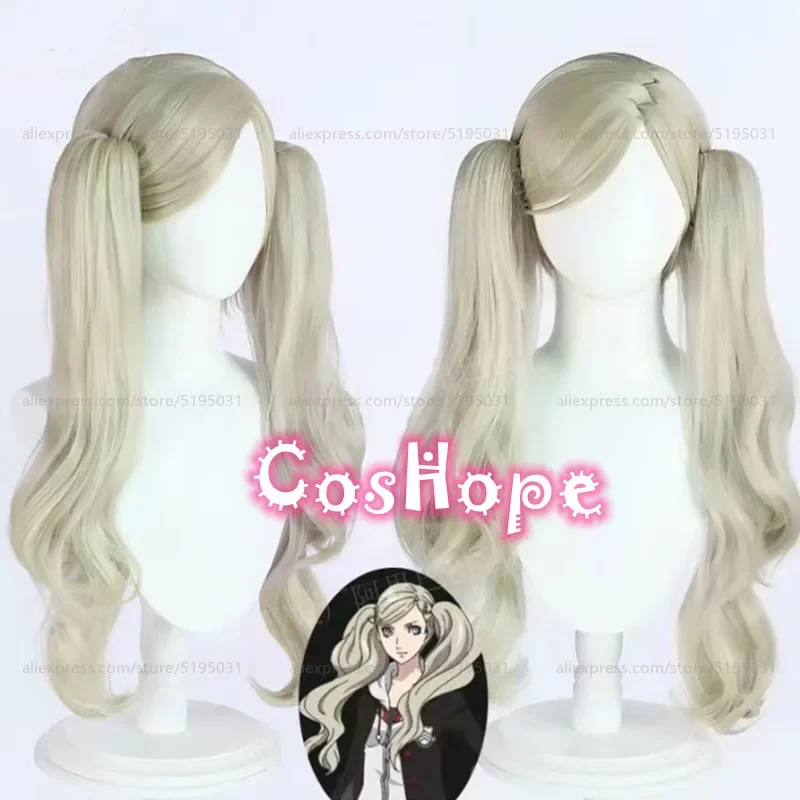 Ann Takaki cosplay women long curly wig anime cosplay wigs heat resistant synthetic wigs