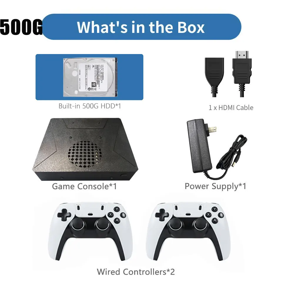 LZAKMR NIEUWE Upgrade S1 Game Box Dual System Windows 11 2/4TB Gamesysteem 99999+ GAMES voor SWITCH PS2 PS3 WII SS GAMECUBE Sega Saturn