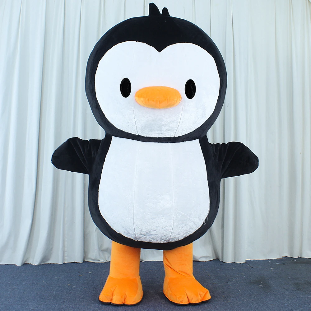 Simbok Inflatable Little Penguin Mascot Costumes Giant Cartoon Anime Party Carnival Christmas Cosplay Fursuit For Adult