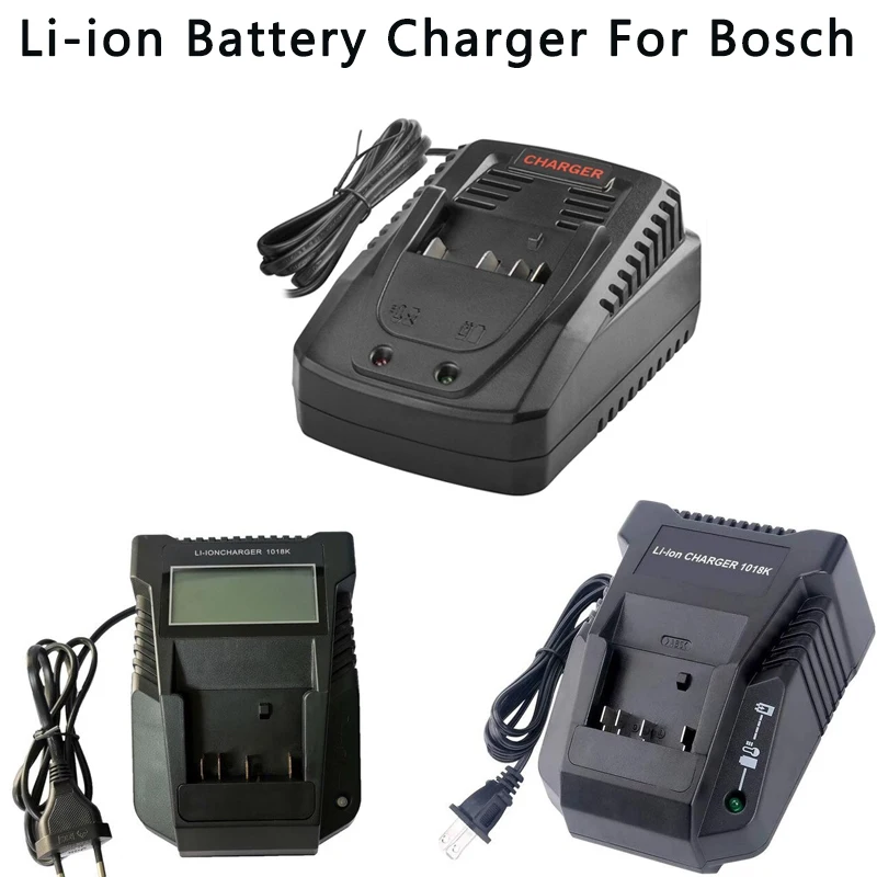 1.6A/3A Li-ion Battery Charger For Bosch 14.4V 18V BAT609 BAT609G BAT618 BAT618G Fast Charge AL1860CV AL1814CV AL1820CV Electric