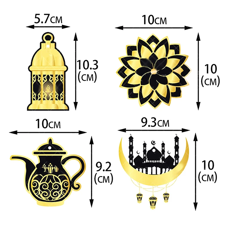 Dekorasi Idul Fitri Tag Gantung 2025 Dekorasi Ramadhan untuk Rumah Mubarak Ramadhan Kareem Idul Adha Dekorasi Pesta Muslim Islami