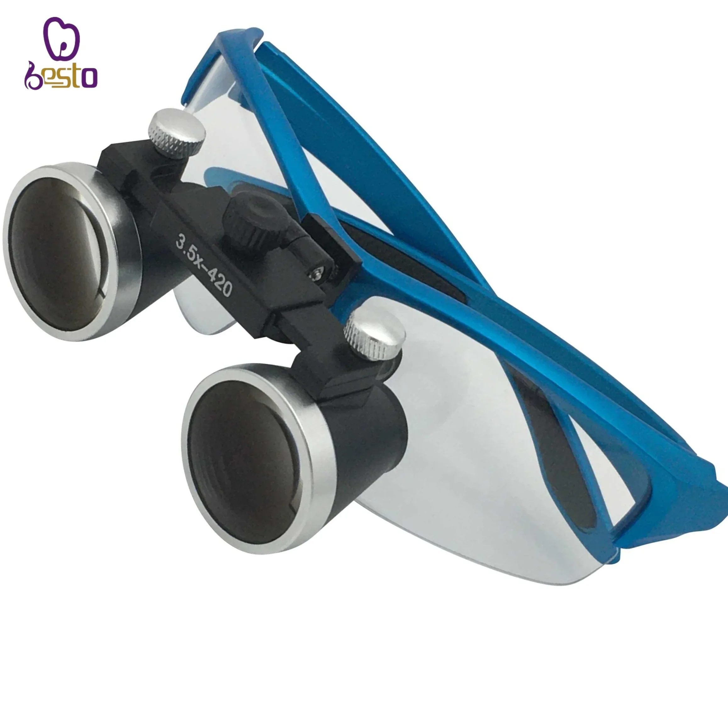 

den tal Instruments 3.5X Optical Glasses Medical Surgical Loupes with Portable den tal Surgical Loupes