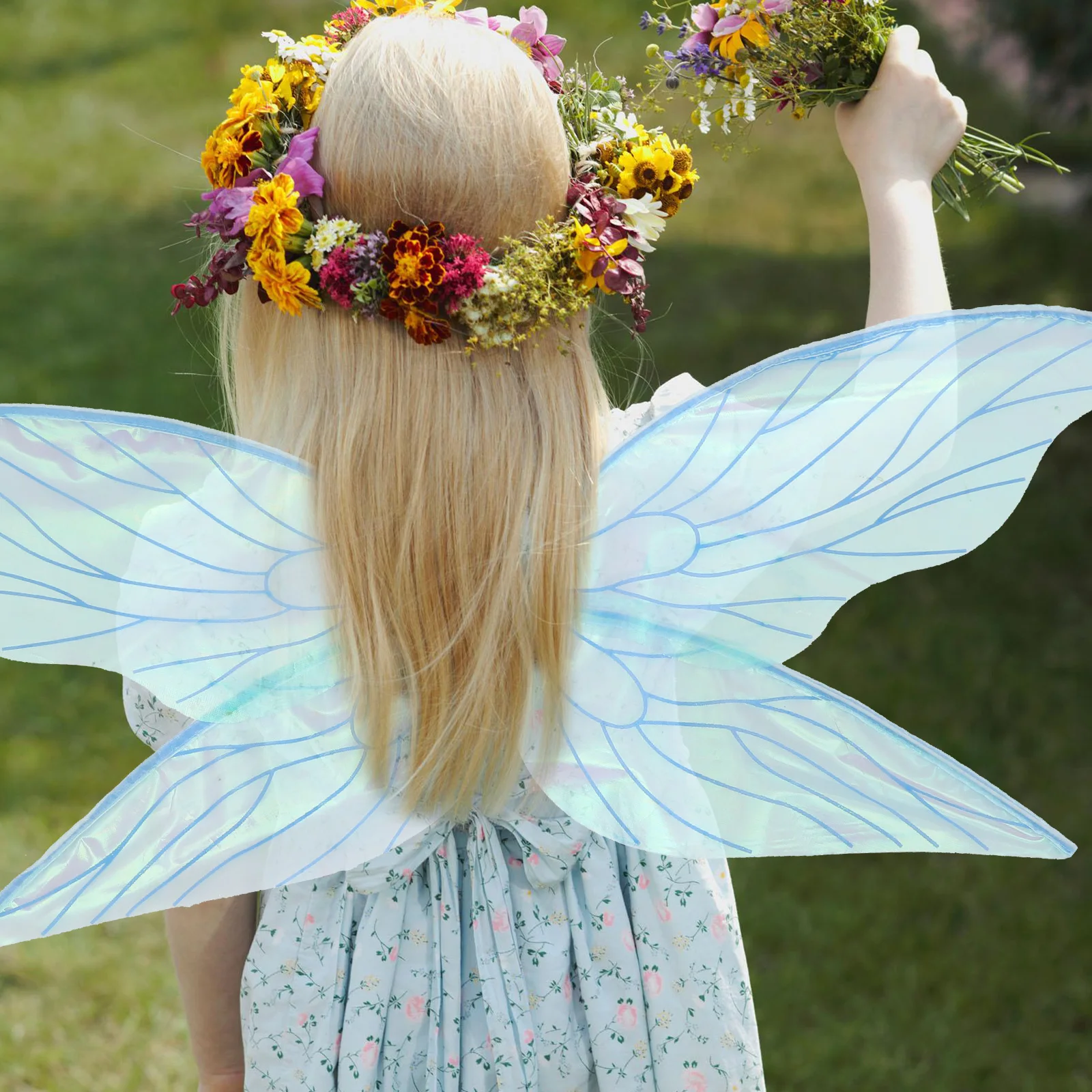 

Fairy Wings Elf Wings for Cosplay Photo Props Adult Lightweight Portable Costume Accessory Decor Creativity Enhancing