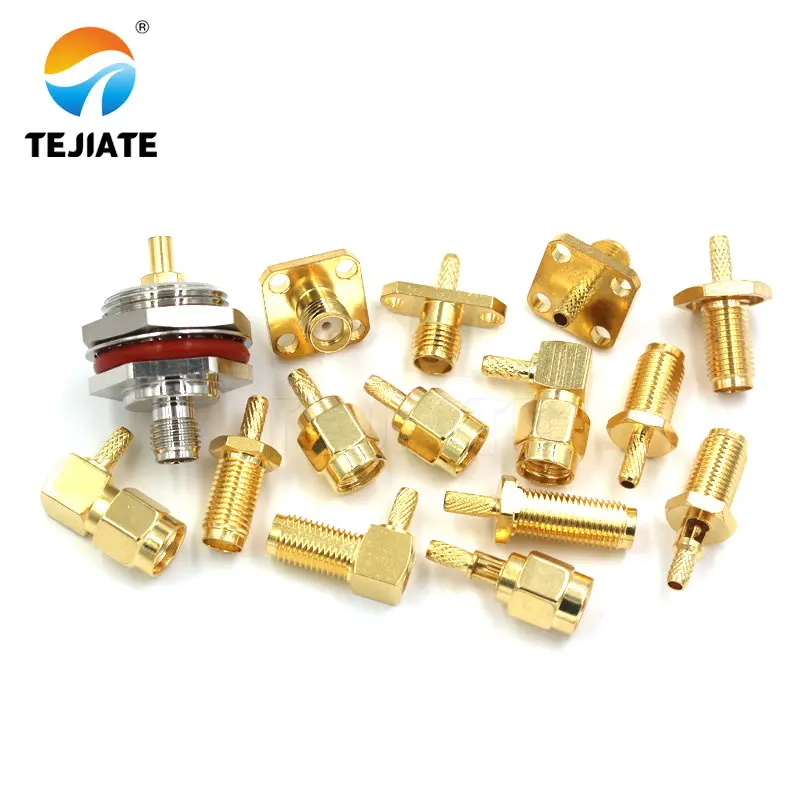 1PCS SMA-KY-1.5 female female RF connector RG316 socket for SMA-J/KF/KY-1.5 RF coaxial connectors