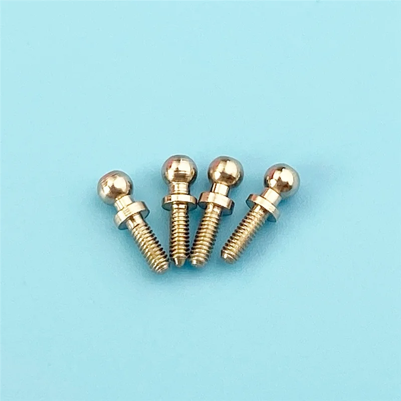 4Pcs Metal Ball Head Screw K989-10 for WLtoys K969 K979 K989 K999 P929 P939 284131 284010 284161 1/28 RC Car Spare Parts