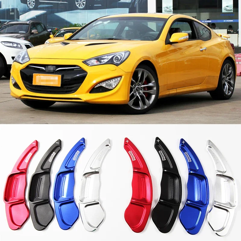 Steering Wheel Shift Paddle Shifter Extension For Hyundai Genesis Coupe 2015-2016 Car-styling