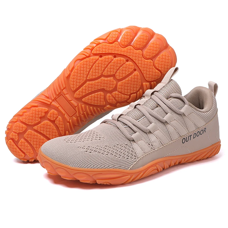 

Мужская широкая походная обувь с дышащей сеткой, обувь с широким носком, мужские прогулочные кроссовки с нулевой подошвой, повседневная обувь, большой размер 39-48