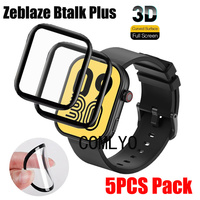 5PCS For Zeblaze Btalk plus Smart watch Screen Protector Protective 3D Full Cover Curved Soft Film