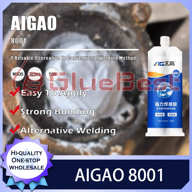 

AIGAO 8001 Multi-Functional Acrylic Structural Adhesive for Welding Replacement Applications Original Product