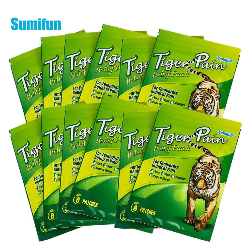 

48/80Pcs Sumifun Tiger Balm Pain Relief Patch Stiff Shoulder Muscle Relief Cervical Joint Adhesive Plaster Chinese Medicines