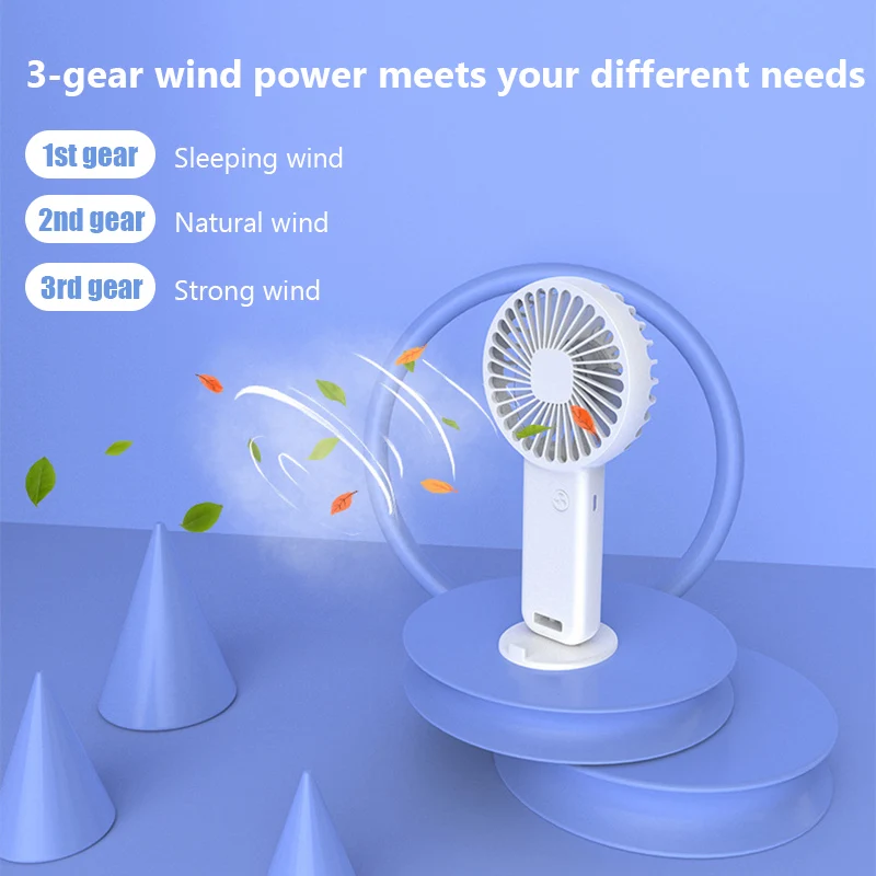 Портативный ручной вентилятор с кронштейном, маленький Электрический вентилятор для дома и офиса, настольный вентилятор с USB-зарядкой, ручные мини-вентиляторы, охладитель воздуха для кемпинга