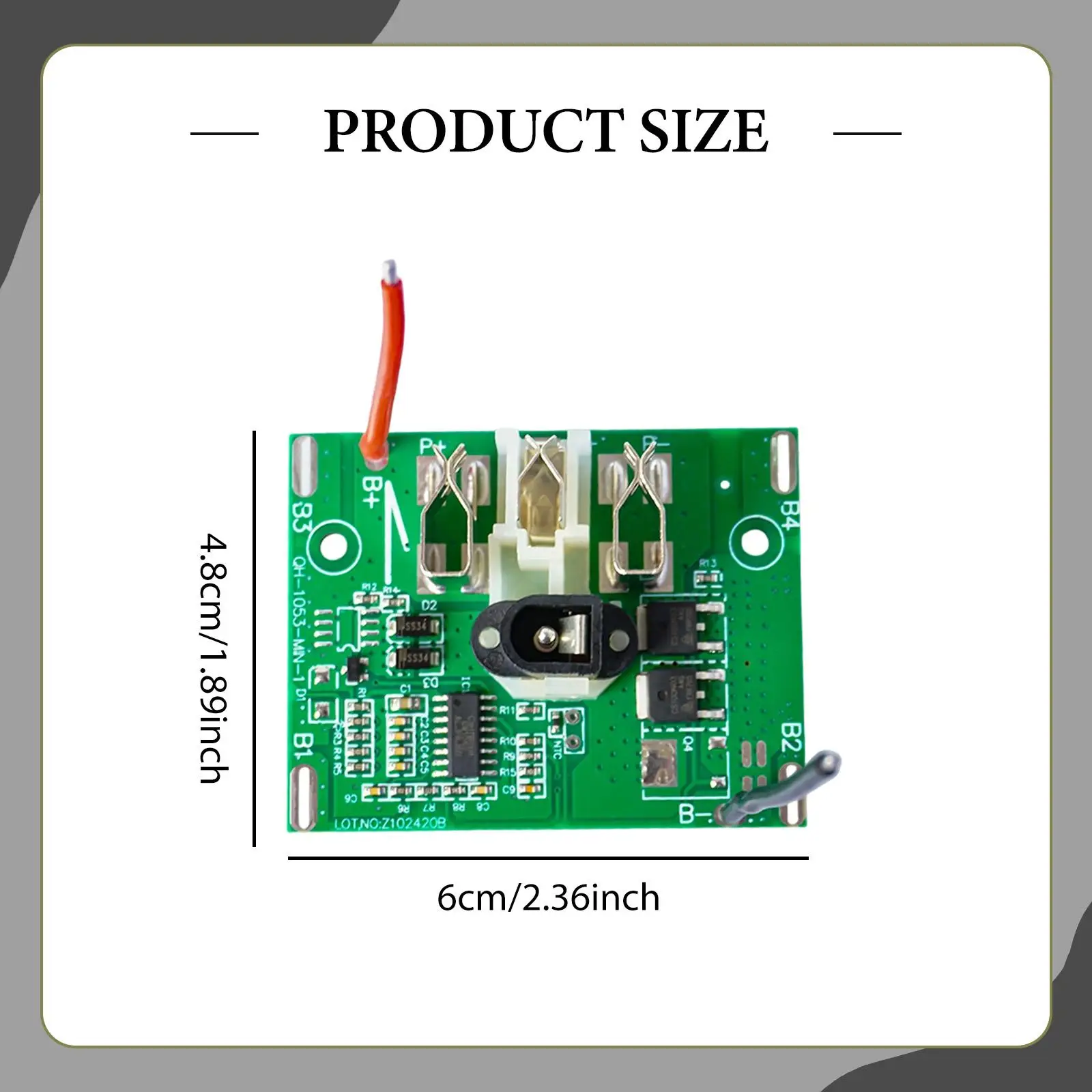 

Impact Wrench Cordless Drill Circuit Board Efficient Protection PCB for DIY Power Tool Maintenance