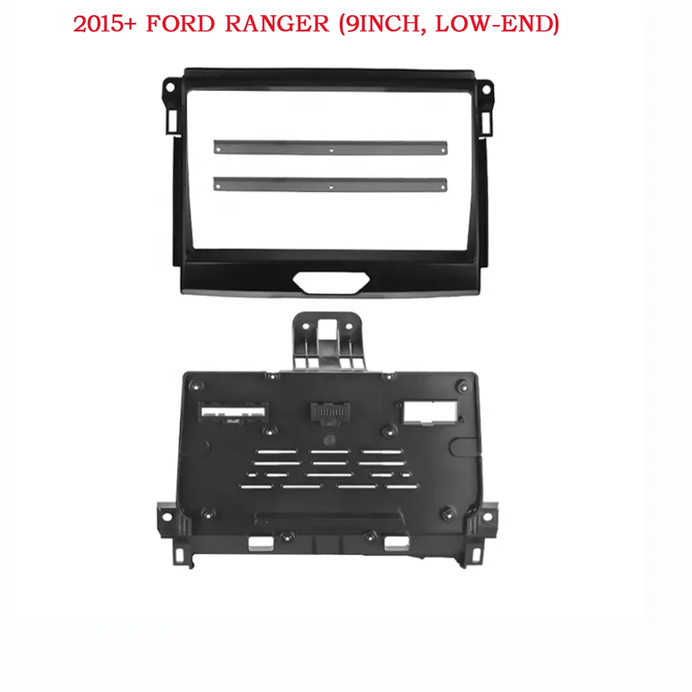 9 Inch Car Frame Fascia Adapter Canbus Box Decoder For Android Radio Dash Fitting Panel Kit Ford Ranger 2015-2020 Low End