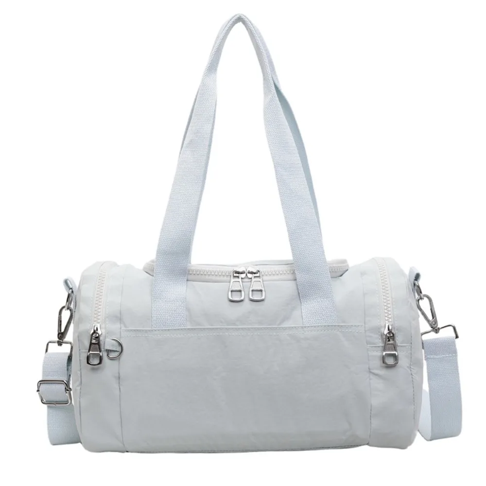 

Nylon Travel Duffel Bag Wet Dry Separation Crossbody Women's Fitness Handbag Durable Multi Pocket Shoulder Bag Training