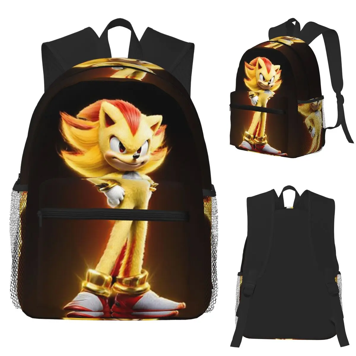 Super Shadow Student Backpack School Bag Hiking Travel Daypack for Boys Girls Bookbag Shoulder Bags
