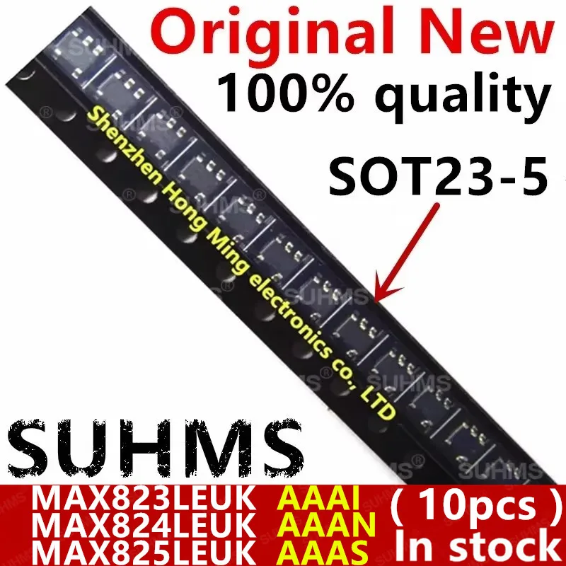 (10 قطع) 100% جديد MAX823LEUK AAAI MAX824LEUK AAAN MAX825LEUK AAAS sot23-5