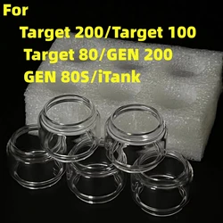 5PCS Automotive Tools Itank Straight/Bubble Glass for GEN 80S 200 Target 80W 100W 200W KIT Replacement Itank2 Glass Accessary