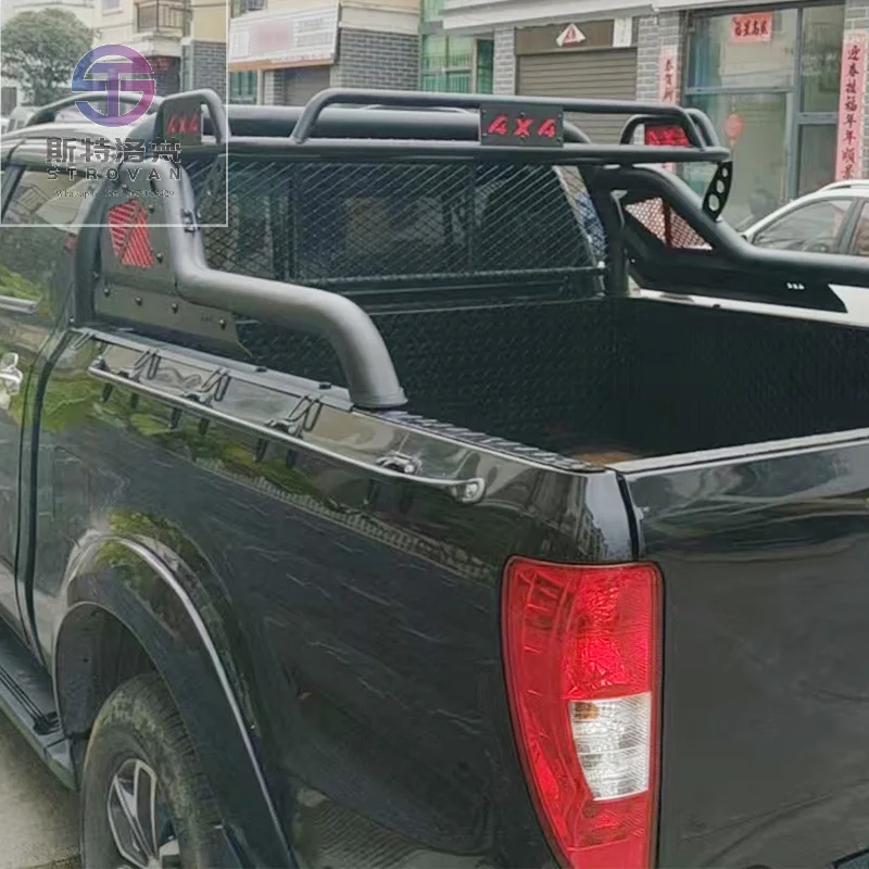 Marco Antivuelco Especial para Camionetas JMC Yuhu y Tiger Avenue con Cesta Protectora para la Caja Trasera y Barandilla de Protección - Piezas de Modificación