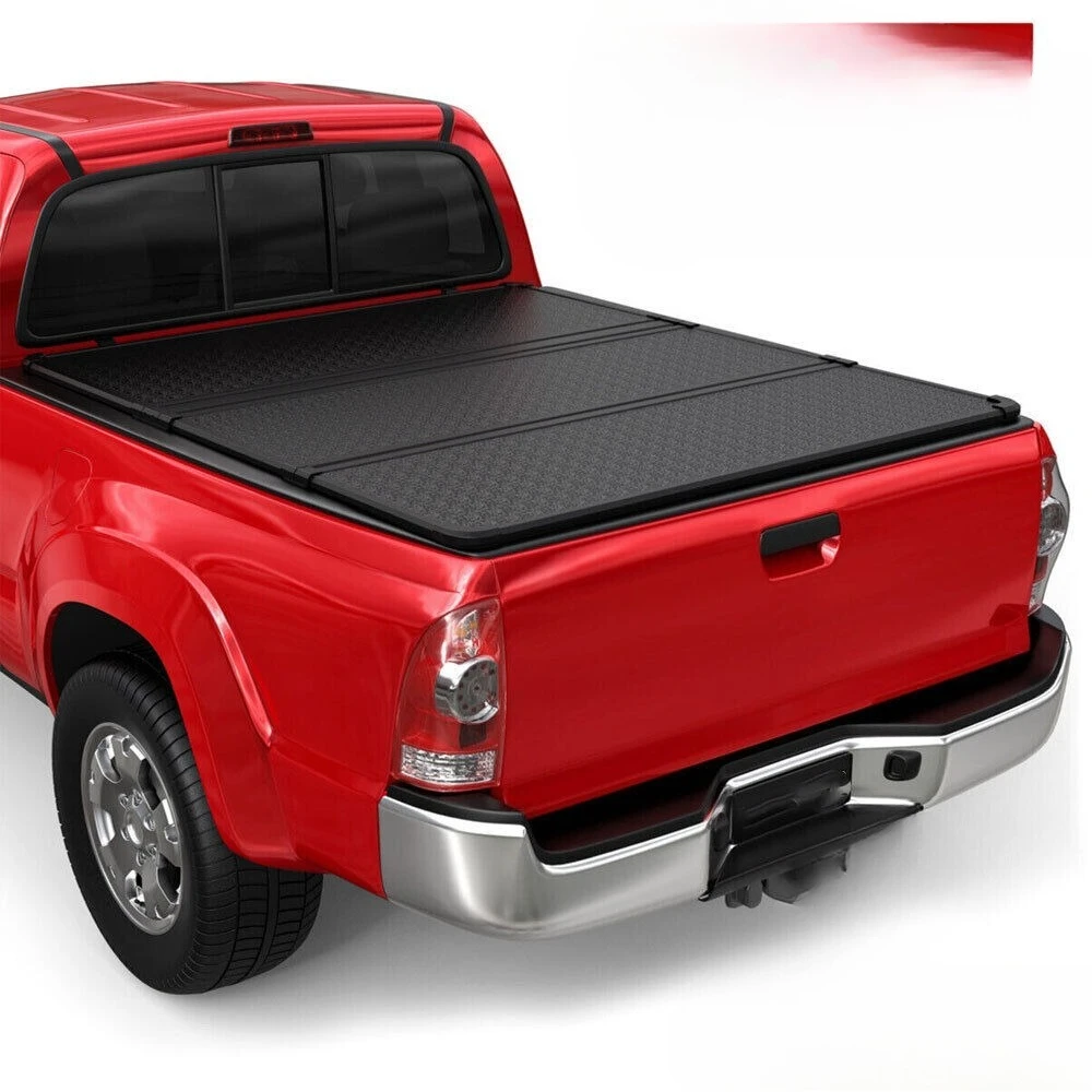 

Трехсекционный жесткий чехол для кузова грузовика (5 футов) для Toyota Tacoma 2005-2014, 2015 годов выпуска