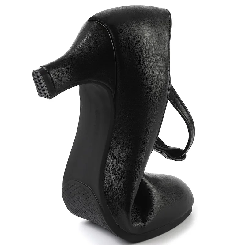 Scarpe da ballo da donna da 2 pollici con cinturino a T Tacchi da ballo per adulti Salsa latina Flamenco Tango con scarpe da ballo con fibbia regolabile