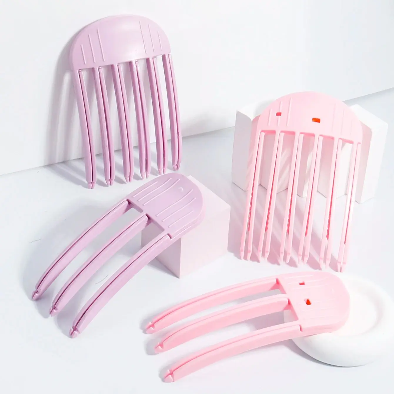 

Plastic Hair Volumizing Clips - No-Crease, Fluffy Bangs & Roots Styling Tool, Suitable for all hair types