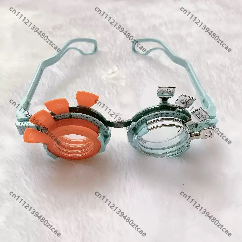 4‑Slot Aviation Aluminum Alloy Spectacle Trial Frame Lens Insertion Test Stand For Optometry Refraction Fitting In Optical Shop