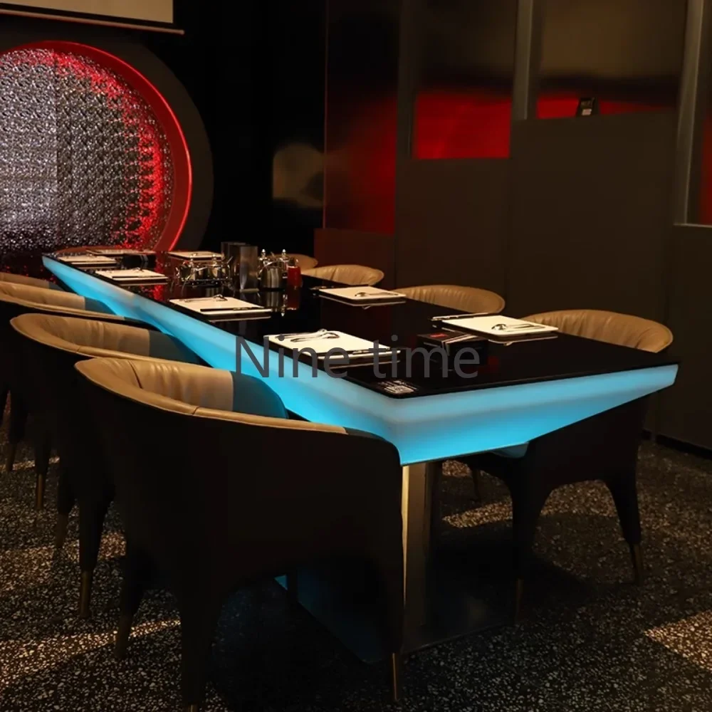 Dining Tables Room Decor Dj Table Booth Bar Counter Nightclub Kitchen Furniture Outdoor Coffee Led Buffet Bright High Cocktail