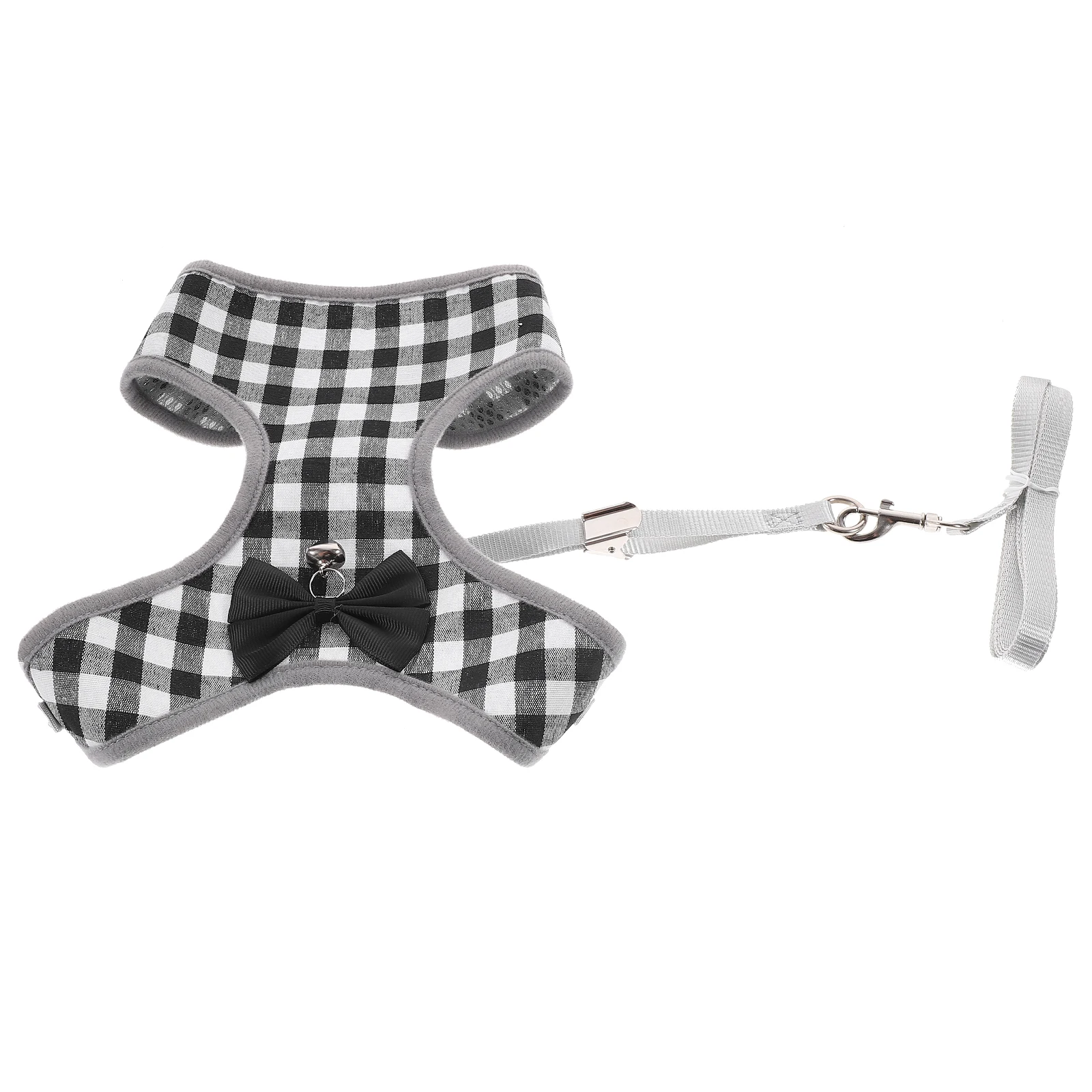 

Rabbit Clothes Harness Costume Leash for Small Animals Black Bunny Garment Kit Decorative Outfits Fashion Design Rabbit