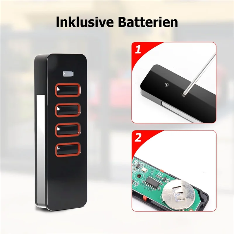 【ABUP】For Summer 4018 Pearl Garage Remote Control 868Mhz Handheld Transmitter For Summer 4018 V000.4 Channels