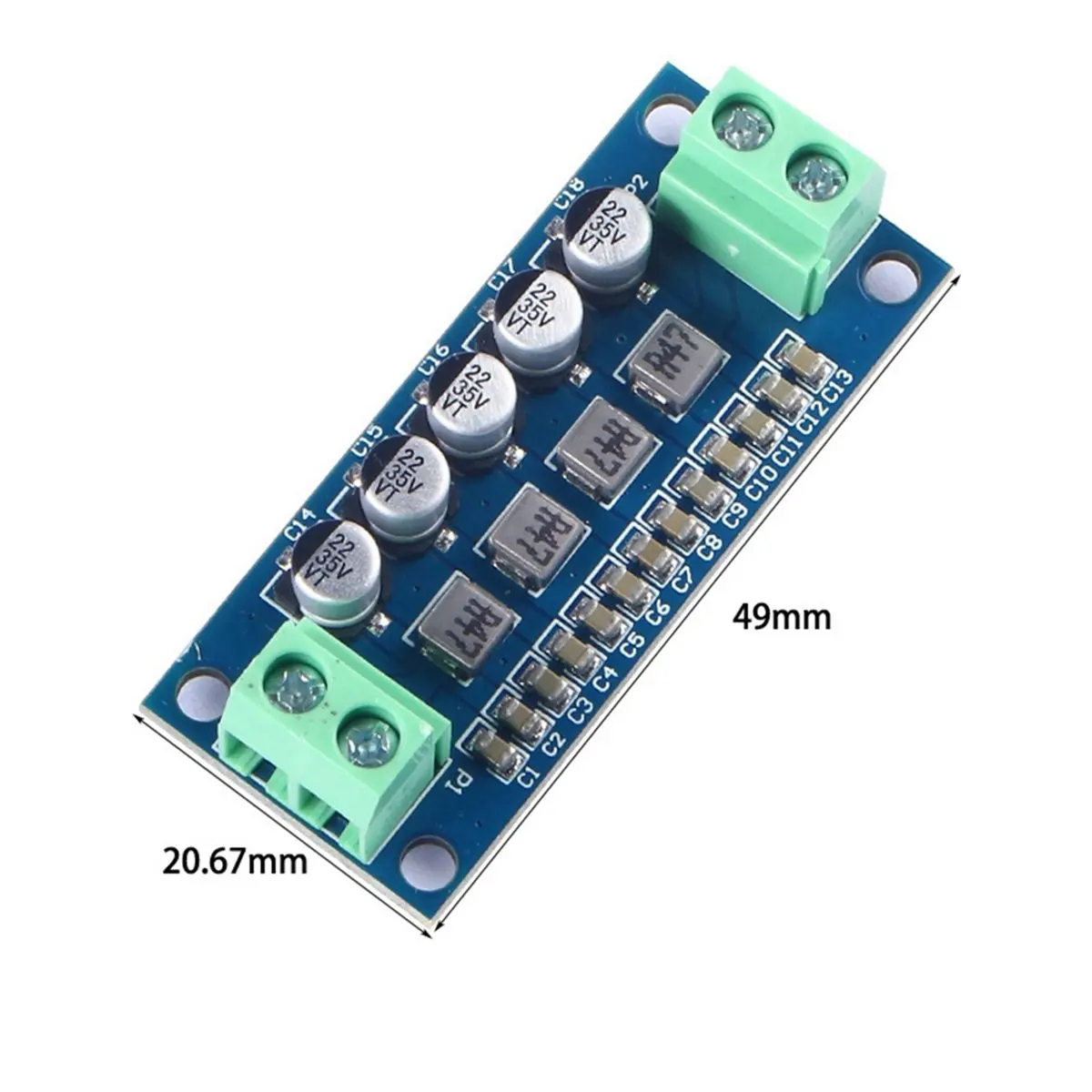 T35C DC Power Filters DC 35V Signal Filter Modules Low Pass Filters Reduce Power Supply Ripple