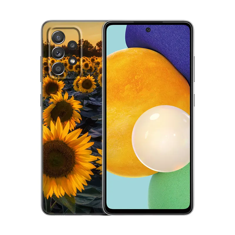 Summer Daisy Sunflower Floral Phone Case For Samsung A21 A30 A50 A52 S A13 A22 A32 4G A23 A33 A53 A73 5G A12 A31 A51 A70 A71 A72