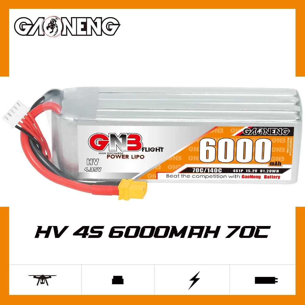 GNB batería LiPo para dron FPV con XT60/XT90 - imagen 3