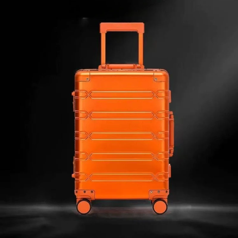 24-Zoll Deluxe Koffer/Tasche aus Aluminium-Magnesium-Legierung, Versand aus der EU, Geeignet für Studenten.