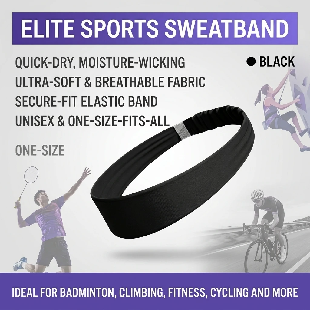 Breathable Sports Headband Moi - огляд і ціна Running Gear Headband
