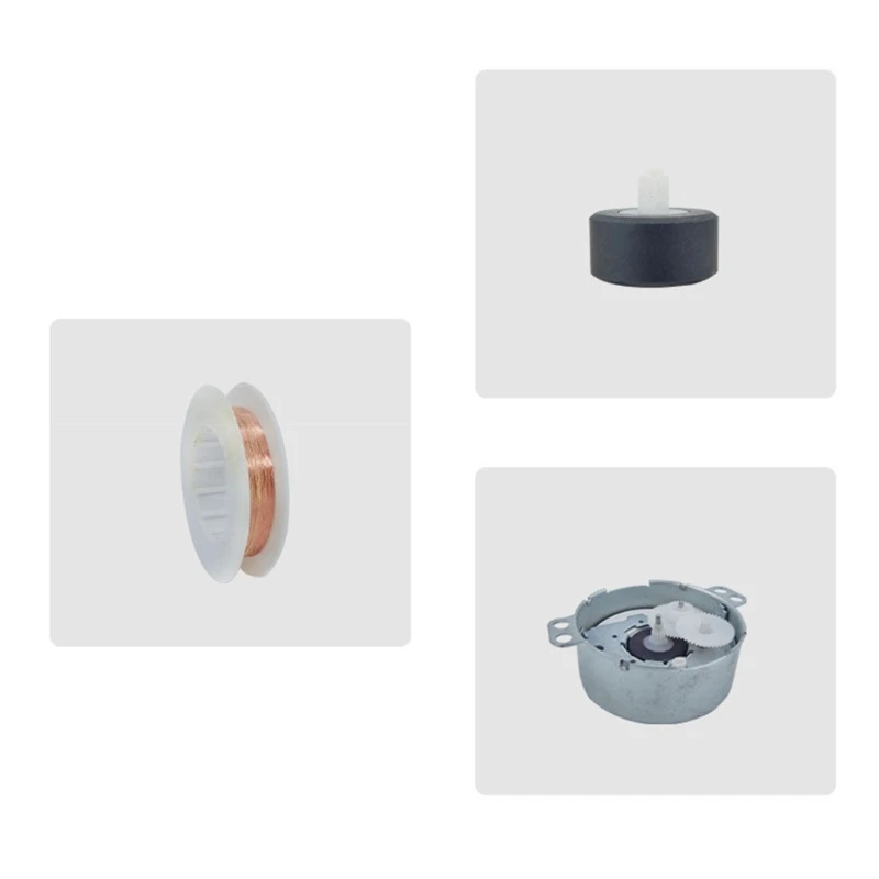 محرك متزامن مغناطيسي قوي، عمود دائري 2.5-30 دورة في الدقيقة للسخان، شحن مباشر