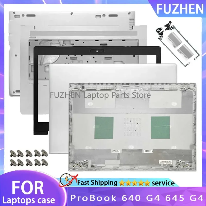 

NEW For HP ProBook 640 G4 645 G4 Laptop Top Sleeve LCD Back Cover Front Bezel Palm Rest Bottom Hinges HIngecover L09526-001