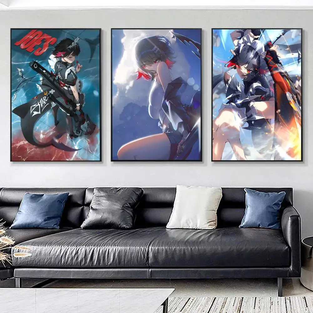 Anime Game Zenless Zone Zero Ye Ellen Joe Posters HD Print Vintage Wall Art Decor for Home Study Room
