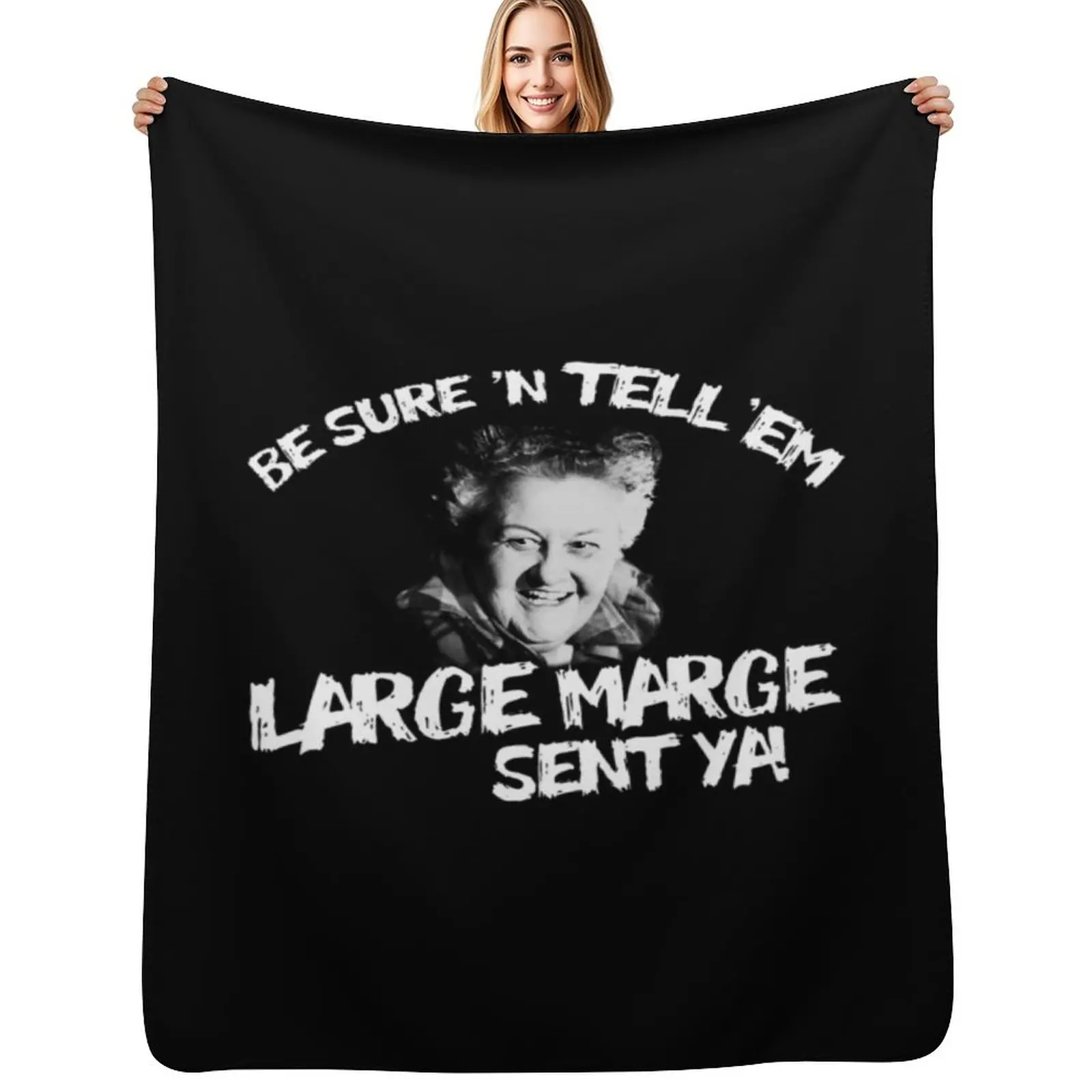 

Large Marge Throw Blanket Shaggy wednesday Soft Thermal Blankets