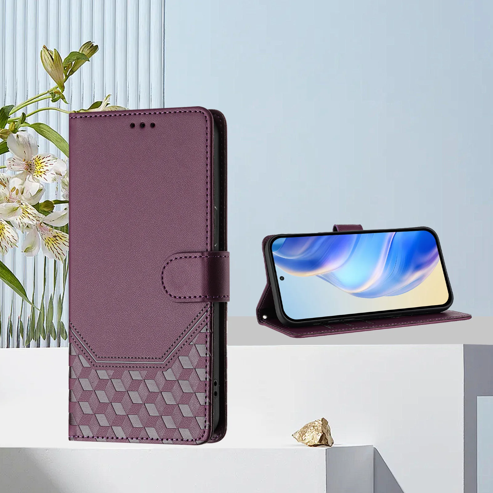 Funda de cuero 3D para teléfono móvil, carcasa con tapa para tarjeta, para Samsung Galaxy A06, A16, A26, A36, A56, A05s, A15, A25, A35, A55, A14, A24, A34, A54, 5G