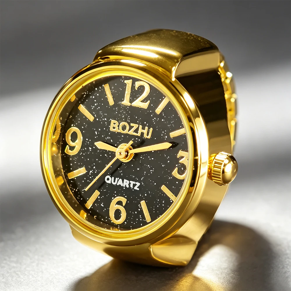 1-piece small ring watch, versatile and fashionable, no box included, the best choice for a birthday gift