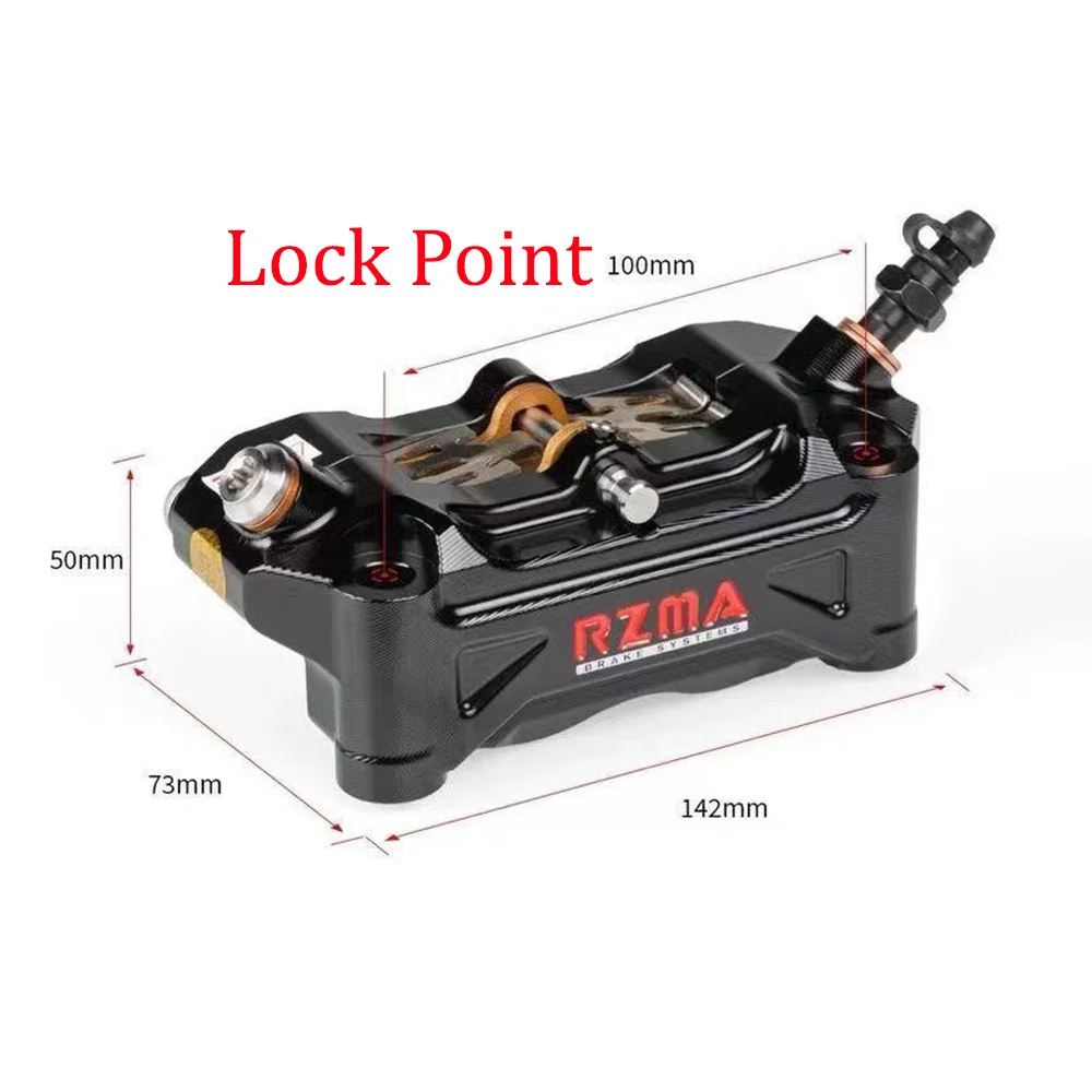 100mm Locking Distance RZMA M313 Brake Caliper Motorcycle Modification Parts Precision Machined Brake Pump for Honda Yamaha etc