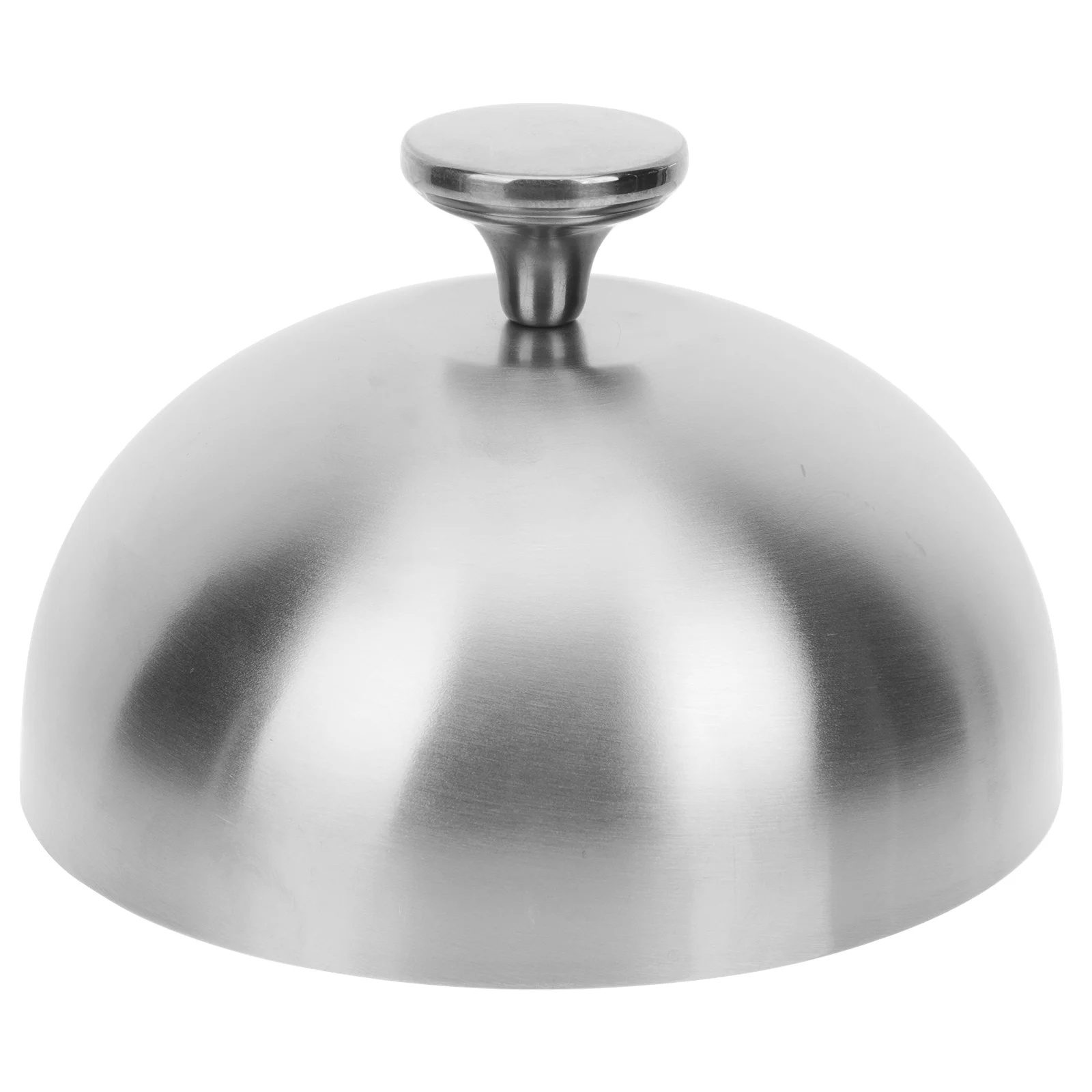 Microwave Oven Stainless Steel Steak Cover Prevention Food Dinner Plate Kitchen Gadgets Protector Silver Accessory