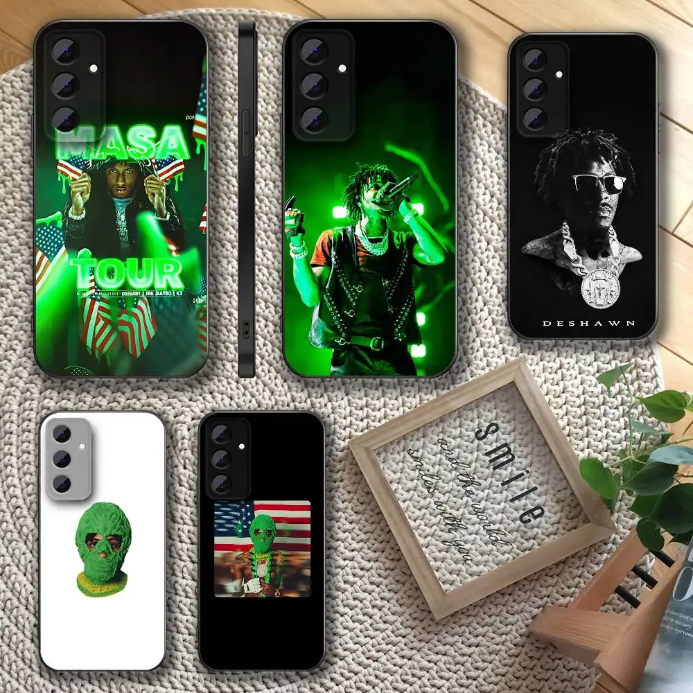 حافظة هاتف Make America Slime مرة أخرى Y-YoungBoy لهاتف Samsung S 25,24,23,22,30,21,10,9,Ultra,Plus,Lite,FE,4,5G حافظة سوداء ناعمة