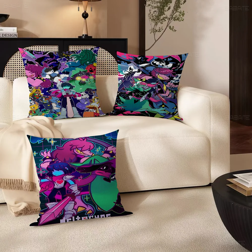 Deltarune Video Game Pillowcase Toon Gift Cushion Cover Bedroom Home Sofa Chair Seat Decor Pillow Case