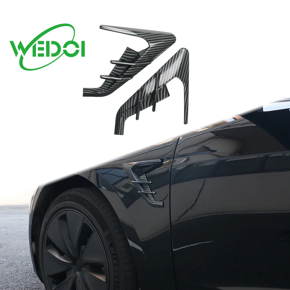 

Car Side Camera Protective Cover Car Sticker Side Camera Protective Cover For Tesla 2024-2025 model 3 Highland Accessories
