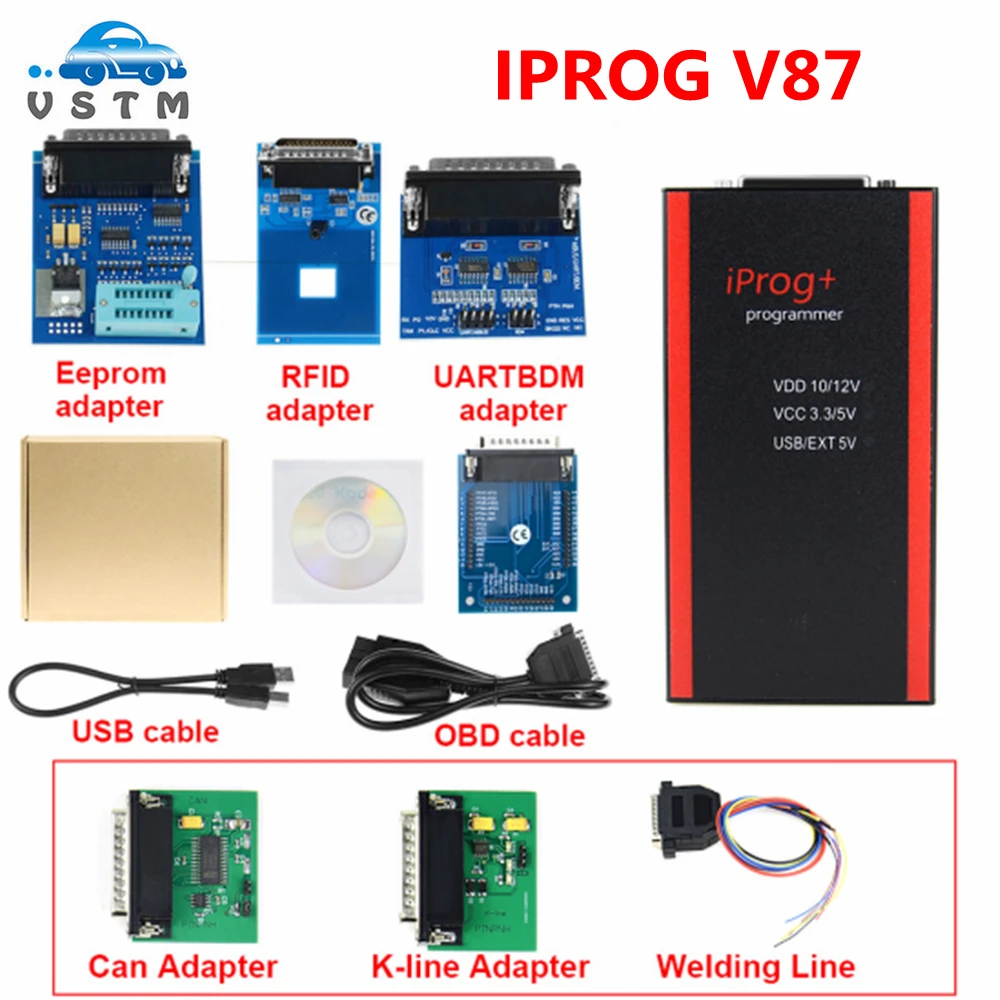 IPROG Pro V87 Full ECU Key Programmer Iprog+ IMMO Reset Iprog V87 PK DIGIPROG 3 Carprog Free shipping